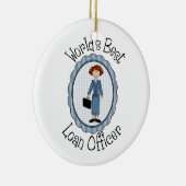 's Werelds beste T - shirts en cadeautjes voor kre Keramisch Ornament (Rechts)