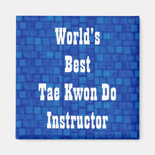 's Werelds beste Tae Kwon Do-instructeur Magneet (Voorkant)