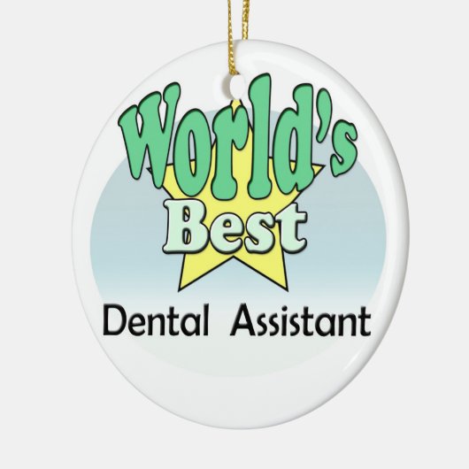 's Werelds beste tandarts Keramisch Ornament (Links)