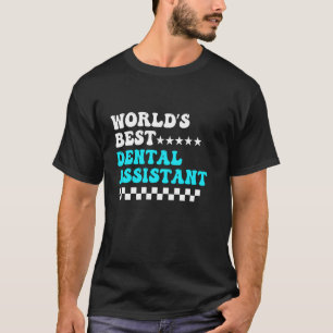 'S Werelds beste tandheelkundige assistent Retro G T-shirt
