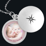 's Werelds beste tante aangepaste foto roze Locket Ketting<br><div class="desc">Zoete foto aandenken medaillon voor de "beste tante ter wereld"</div>