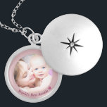 's Werelds beste tante aangepaste foto roze Locket Ketting<br><div class="desc">Zoete foto aandenken medaillon voor de "beste tante ter wereld"</div>
