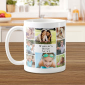 's Werelds beste tante fotocollage Koffiemok