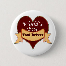 's Werelds beste taxichauffeur Ronde Button 5,7 Cm