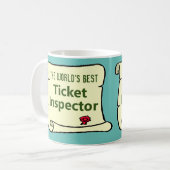's Werelds beste ticketinspecteur. Koffiemok (Voorkant links)
