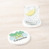 's Werelds beste timmerman Zandsteen Onderzetter (Zijkant)