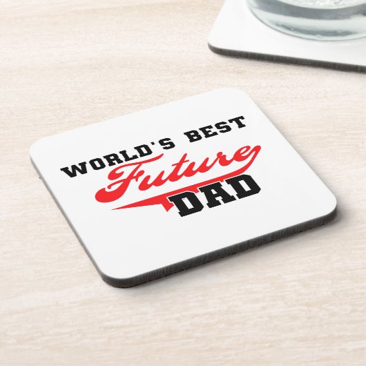's Werelds Beste Toekomst Papa Gifts Drankjes Onderzetter (Linkerzijde)