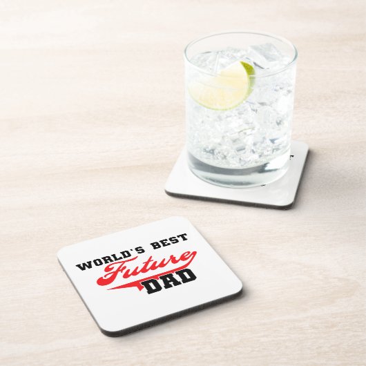 's Werelds Beste Toekomst Papa Gifts Drankjes Onderzetter (Rechterzijde)