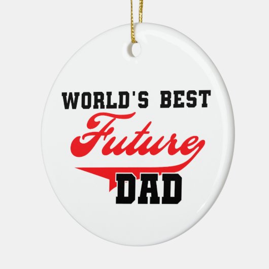 's Werelds Beste Toekomst Papa Gifts Keramisch Ornament (Links)