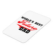 's Werelds Beste Toekomst Papa Gifts Magneet (Linkerzijde)