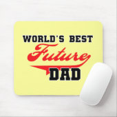 's Werelds beste toekomstige vader T-shirten en ge Muismat (Met muis)
