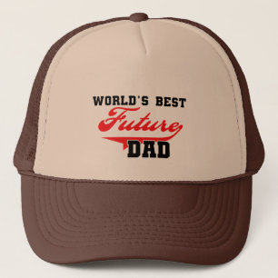 's Werelds beste toekomstige vader T-shirten en ge Trucker Pet