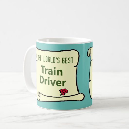 's Werelds beste treinbestuurder. Koffiemok (Voorkant links)