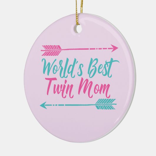 's Werelds beste twintigste  moederdag Keramisch Ornament (Links)