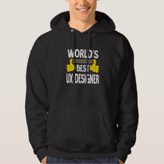 's Werelds beste UX Ontwerper Taaktitel Professie  Hoodie