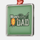 's Werelds beste vader; Archery Metalen Ornament (Links)