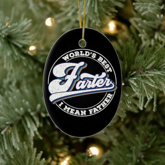 's Werelds beste vader bedoel ik vader Gezegden Keramisch Ornament (Boom)