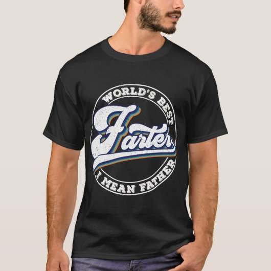 's Werelds beste vader bedoel ik vader Gezegden T-shirt (Voorkant)