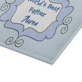 's Werelds Beste Vader Doodle Snijplank (Hoek)