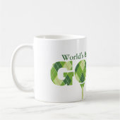 's Werelds beste vader- en Golferpret golfgroene m Koffiemok (Links)