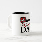 's Werelds beste vader grappige humor mok (Voorkant links)