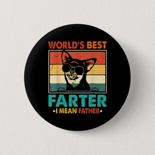 'S Werelds beste vader Ik bedoel Vaderdag Fun Ronde Button 5,7 Cm (Voorkant)