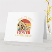 's Werelds beste vader Ik bedoel Vaderdag Papa Dag Kaart (Gele Bloem)