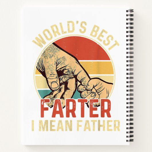 's Werelds beste vader Ik bedoel Vaderdag Papa Dag Notitieboek (Achterkant)