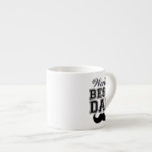 's Werelds beste vader met snor Espresso Kop (Voorkant rechts)