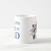 's Werelds beste vader met zijn drie zonen Koffiemok (Center)