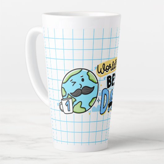 'S Werelds Beste Vader Mok Vaderdag Cadeau (Linkerhoek)