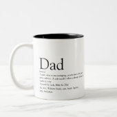 's Werelds beste vader papa's vaders definitiefilm Tweekleurige Koffiemok (Links)