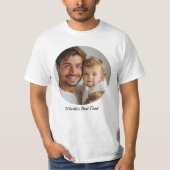's Werelds beste vader T-shirt op maat personalise (Voorkant)