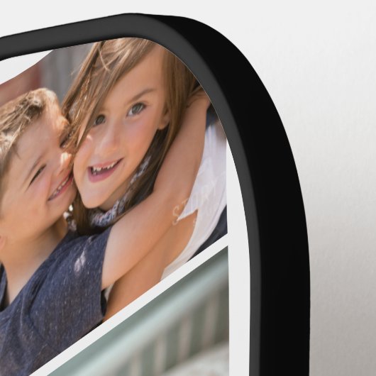 's Werelds beste vader Vaderdag fotocollage Pickleball Paddle (Links Detail)