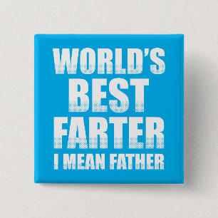 's Werelds beste vader Vierkante Button 5,1 Cm