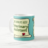 's Werelds beste veterinair assistent. Koffiemok (Voorkant links)