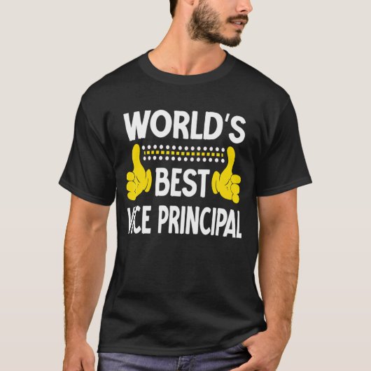 's Werelds beste vice-hoofdberoepstitel vice-begin T-shirt (Voorkant)