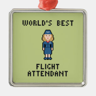 's Werelds beste vliegbegeleider Metalen Ornament
