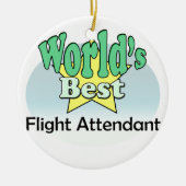 's Werelds beste vluchtbegeleider Keramisch Ornament (Voorkant)