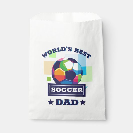 's Werelds Beste Voetbal Pap Vaderdag Bedankzakje (Voorkant)