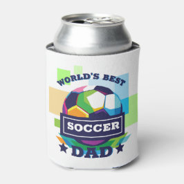 's Werelds Beste Voetbal Pap Vaderdag Blikjeskoeler