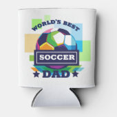 's Werelds Beste Voetbal Pap Vaderdag Blikjeskoeler (Voorkant)