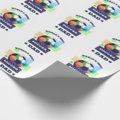 's Werelds Beste Voetbal Pap Vaderdag Cadeaupapier (Hoek)