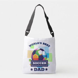 's Werelds Beste Voetbal Pap Vaderdag Crossbody Tas