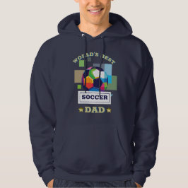 's Werelds Beste Voetbal Pap Vaderdag Hoodie