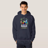 's Werelds Beste Voetbal Pap Vaderdag Hoodie (Voorkant volledig)