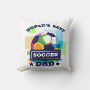's Werelds Beste Voetbal Pap Vaderdag Kussen