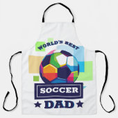 's Werelds Beste Voetbal Pap Vaderdag Schort (Voorkant)