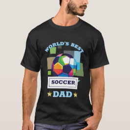 's Werelds Beste Voetbal Pap Vaderdag T-shirt