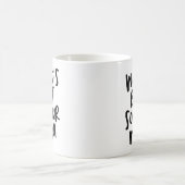 's Werelds beste voetbalmam is cool trendy zwart t Koffiemok (Center)